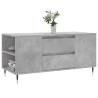 Stylish Concrete Grey Coffee Table - 102x44.5 cm | HipoMarket