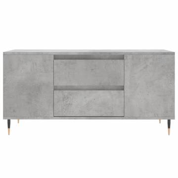 Stylish Concrete Grey Coffee Table - 102x44.5 cm | HipoMarket