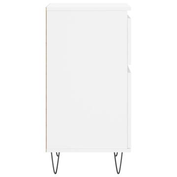 Trendy White Sideboards 2 pcs - 40x35x70 cm Engineered Wood