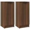 Stylish Brown Oak Sideboards - Set of 2 | HipoMarket