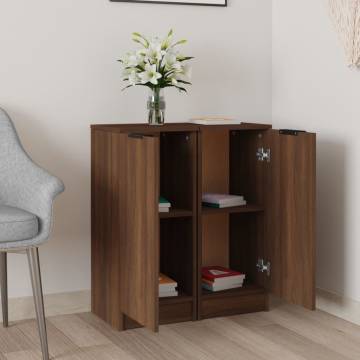 Stylish Brown Oak Sideboards - Set of 2 | HipoMarket