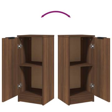 Stylish Brown Oak Sideboards - Set of 2 | HipoMarket