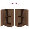 Stylish Brown Oak Sideboards - Set of 2 | HipoMarket