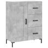 Stylish Highboard Concrete Grey - 69.5x34x180 cm | HipoMarket