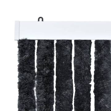 Insect Curtain Anthracite 56x185 cm | Chenille Quality