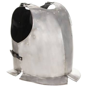 Medieval Knight Body Armour Cuirass Replica - LARP Silver Steel