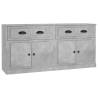 Sideboards 2pcs Concrete Grey Engineered Wood | Hipomarket