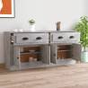 Sideboards 2pcs Concrete Grey Engineered Wood | Hipomarket