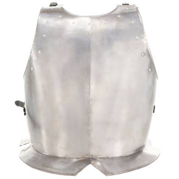 Medieval Knight Body Armour Cuirass Replica - LARP Silver Steel