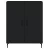 Stylish Highboard Black 69.5x34x180 cm | Durable & Elegant