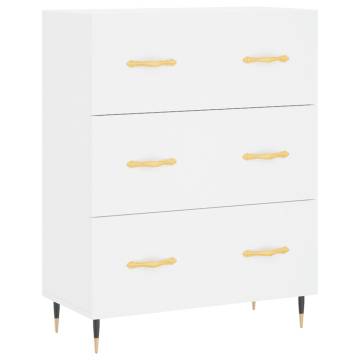 Highboard White 69.5x34x180 cm - Stylish & Durable Storage