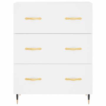 Highboard White 69.5x34x180 cm - Stylish & Durable Storage