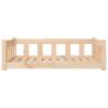 Stylish Dog Bed 95.5x65.5x28 cm | Solid Pine Wood Comfort