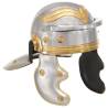 Roman Soldier Helmet Antique Replica LARP Silver Steel Model model 24 