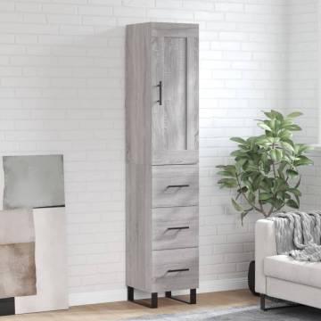 Highboard Grey Sonoma - Elegant Storage Solution | HipoMarket