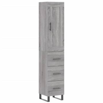 Highboard Grey Sonoma - Elegant Storage Solution | HipoMarket