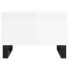 Elegant High Gloss White Coffee Tables - Set of 2 | Hipomarket