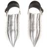 Medieval Knight Armour Sabatons Replica - LARP Silver Steel