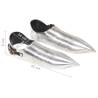 Medieval Knight Armour Sabatons Replica - LARP Silver Steel