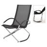 ProGarden Foldable Rocking Chair - Black | Hipomarket UK