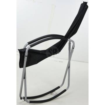 ProGarden Foldable Rocking Chair - Black | Hipomarket UK