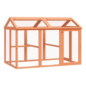 Run Box Brown - Solid Pine Wood Animal Shelter | Hipo Market