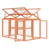 Run Box Brown - Solid Pine Wood Animal Shelter | Hipo Market