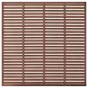 Louver Fence WPC 180x180 cm Brown - Stylish & Durable