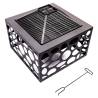 RedFire Fire Pit with BBQ Grill Mikor Black - 360° View