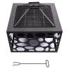 RedFire Fire Pit with BBQ Grill Mikor Black - 360° View