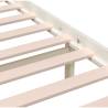 White Super King Size Bed Frame 180x200 cm - Solid Wood