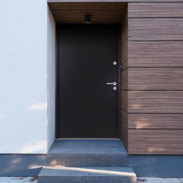 Elegant Anthracite Aluminium Front Door - 90x200 cm