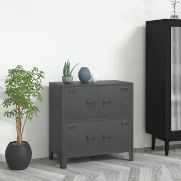 Industrial Storage Chest Anthracite 75x40x80 cm - Durable & Stylish