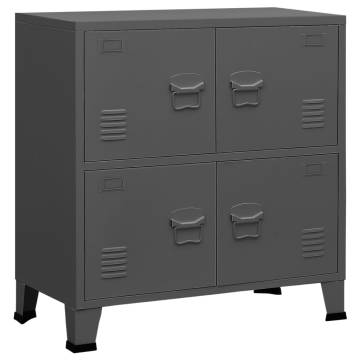 Industrial Storage Chest Anthracite 75x40x80 cm - Durable & Stylish