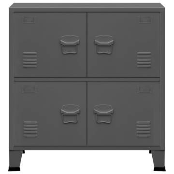 Industrial Storage Chest Anthracite 75x40x80 cm - Durable & Stylish