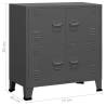 Industrial Storage Chest Anthracite 75x40x80 cm - Durable & Stylish