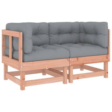 Corner Sofas with Cushions 2 pcs - Solid Wood Douglas | HipoMarket