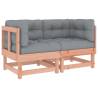 Corner Sofas with Cushions 2 pcs - Solid Wood Douglas | HipoMarket