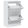 Shoe Cabinet White 60x34x96.5 cm | Stylish & Compact Storage