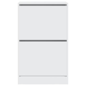 Shoe Cabinet White 60x34x96.5 cm | Stylish & Compact Storage