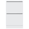 Shoe Cabinet White 60x34x96.5 cm | Stylish & Compact Storage