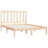 Solid Wood Pine Bed Frame - 150x200 cm King Size | HipoMarket