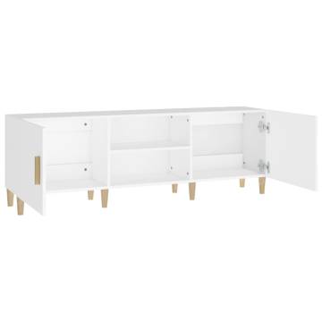 Stylish TV Cabinet White 150x30x50 cm | Hipomarket