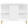 High Gloss White Sink Cabinet - Stylish Storage Solution