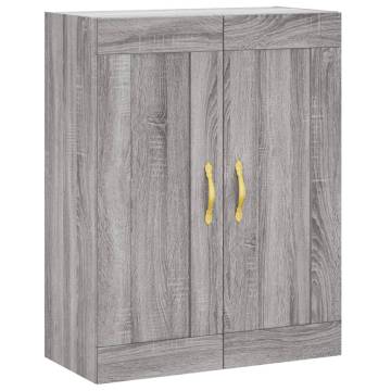 Wall Mounted Cabinets 2 pcs Grey Sonoma - Elegant Storage Solution