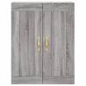 Wall Mounted Cabinets 2 pcs Grey Sonoma - Elegant Storage Solution