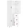 Highboard High Gloss White - Stylish Storage Solution