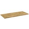 Solid Oak Wood Table Top - 140x60 cm Rectangular | Hipo Market