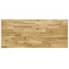 Solid Oak Wood Table Top - 140x60 cm Rectangular | Hipo Market