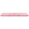 Inflatable Gymnastics Mat with Pump - 700x100x10 cm Pink